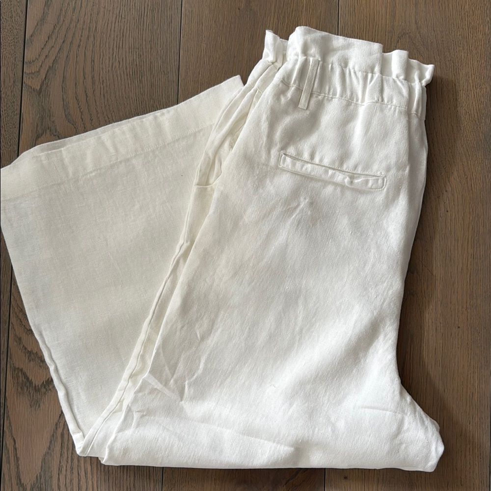 White Linen Pants